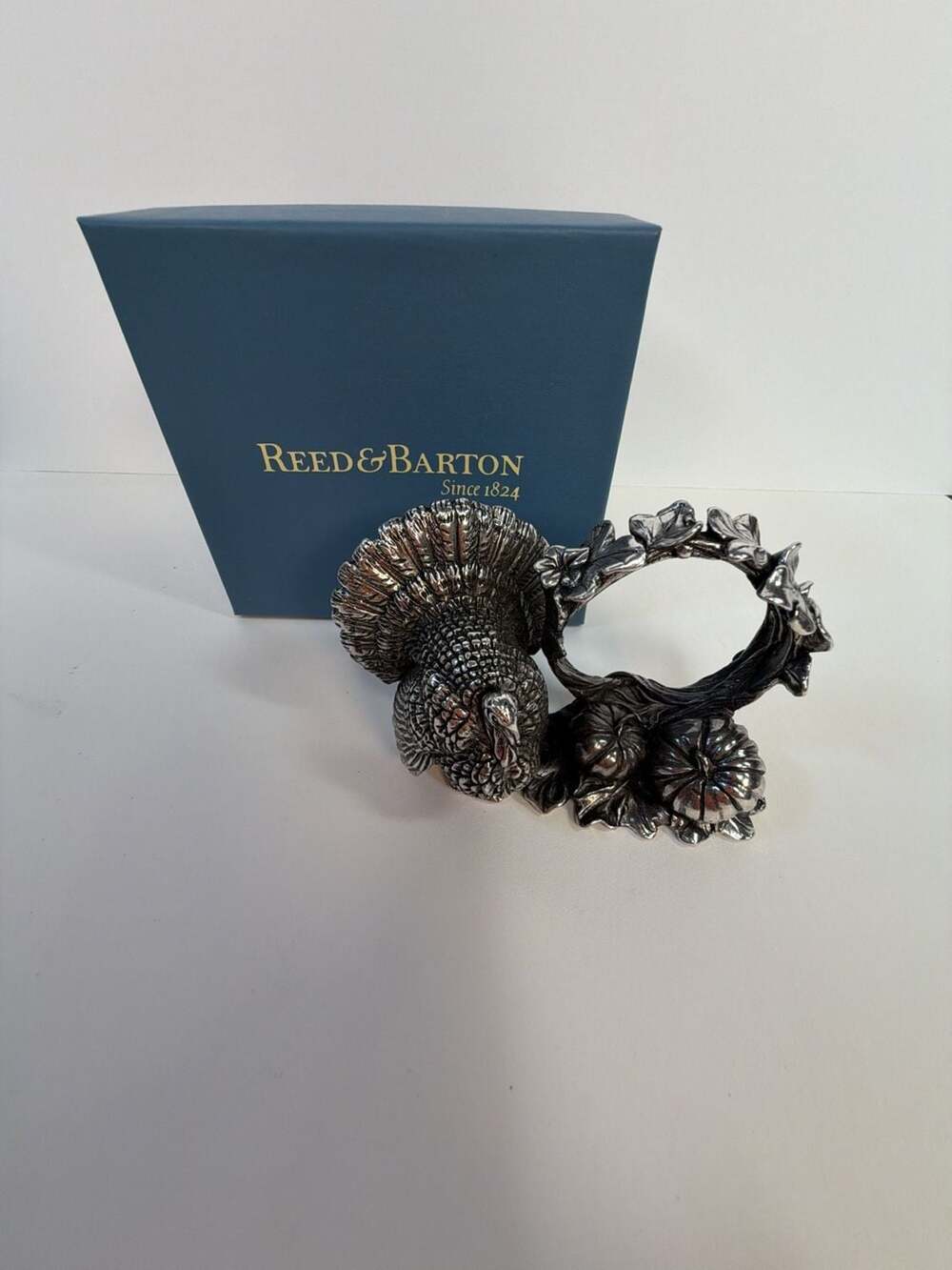 Reed & Barton The 1824 Collection Silverplate Turkey Napkin Ring 2005